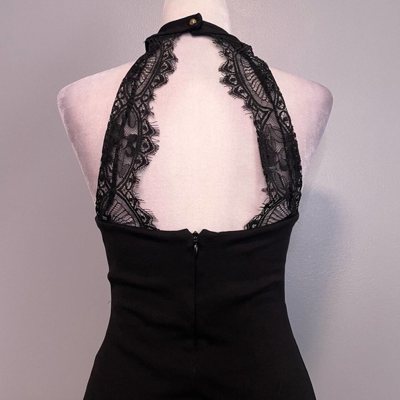 Lulus Endlessly Alluring Black Lace Back Bodycon Mini Dress - Picture 5 of 5